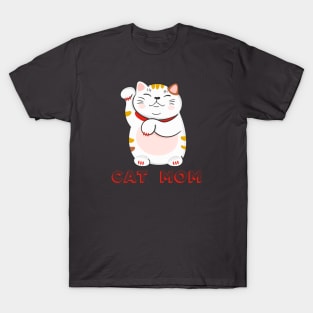 Cat Mom: Maneki Neko T-Shirt